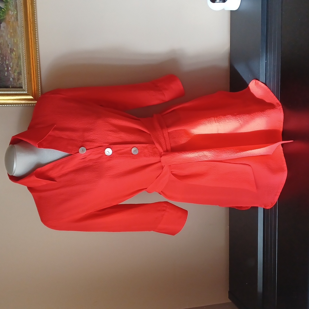 NWOT 100% Silk shirt Size S